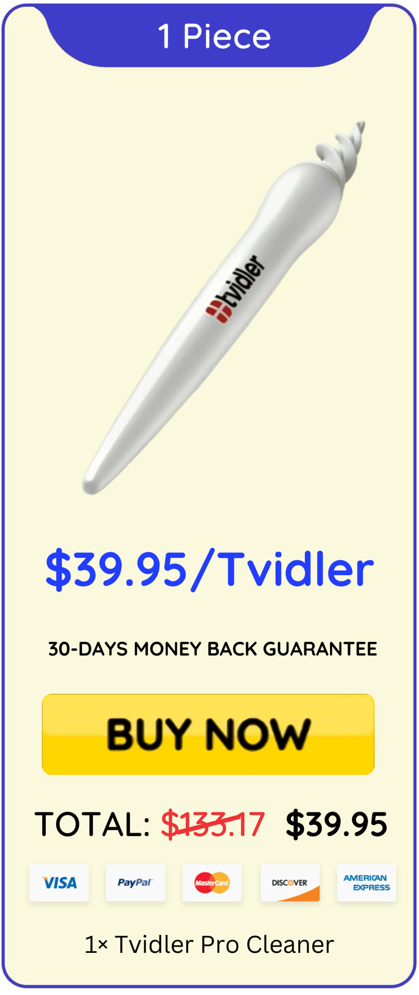 Tvidler offer price